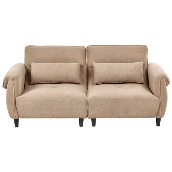 Soffa 3-sits WETLAN Ljusbrun