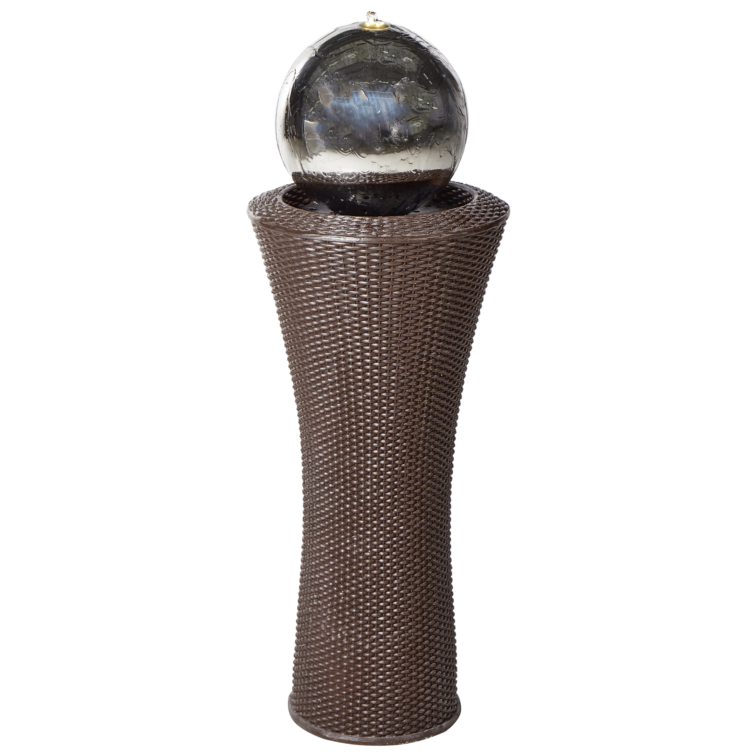 Vattenspel för trädgård LED ZENYATTA Brun