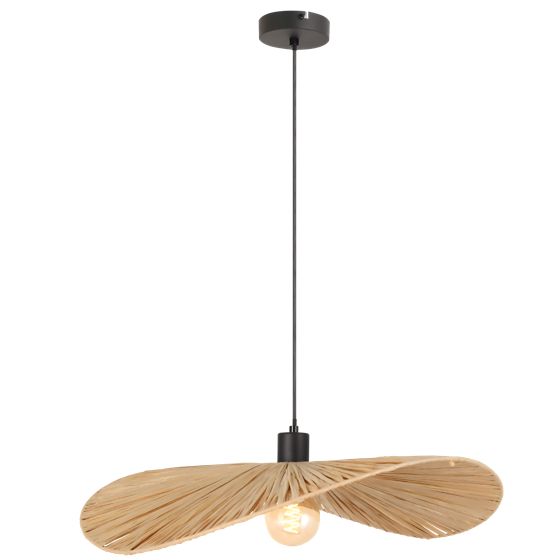TOOLIGHT hängande taklampa APP1826-1CP Svart/Brun 60x60x16,5cm