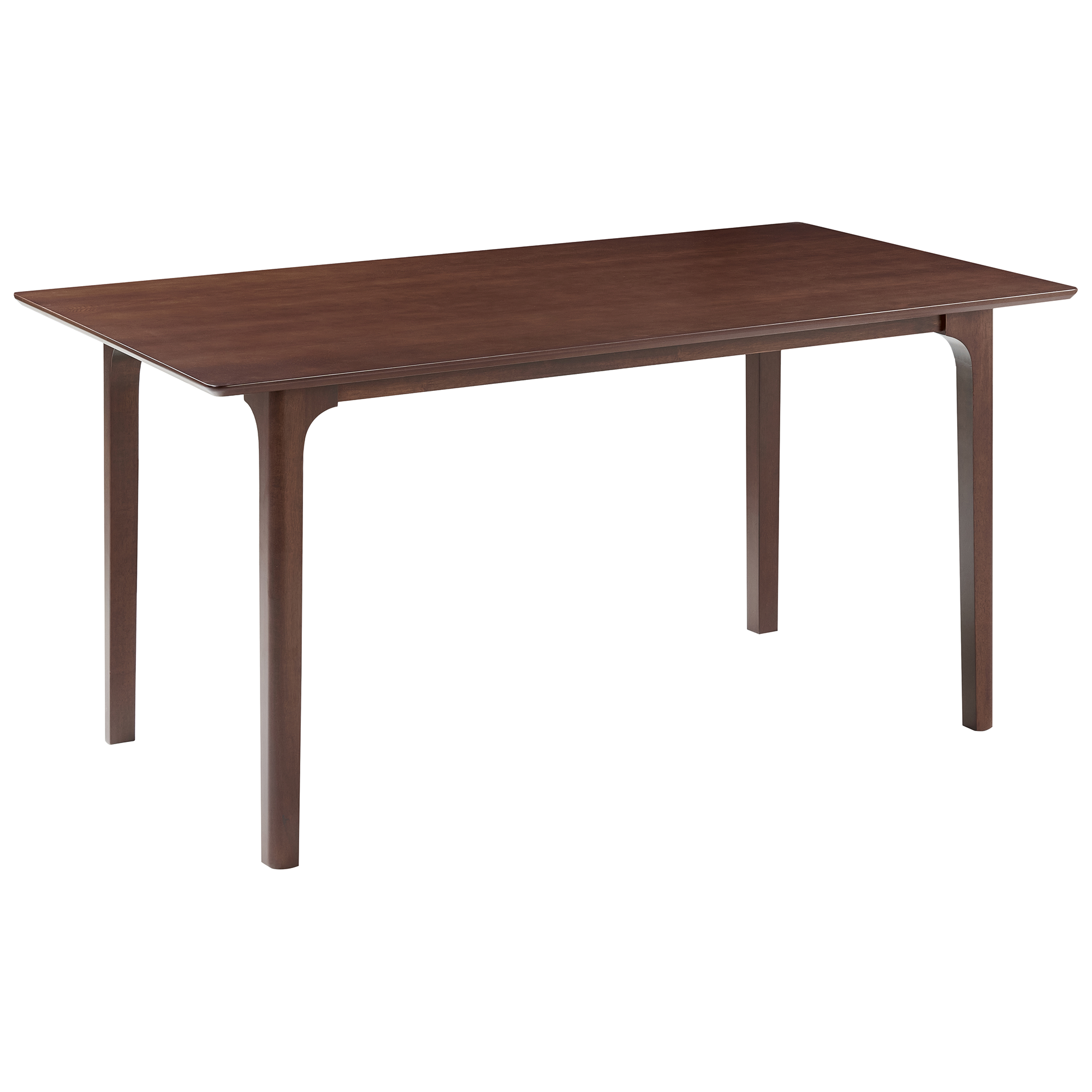 Matbord DELMAS Mörk askfanér 160 cm 90 cm