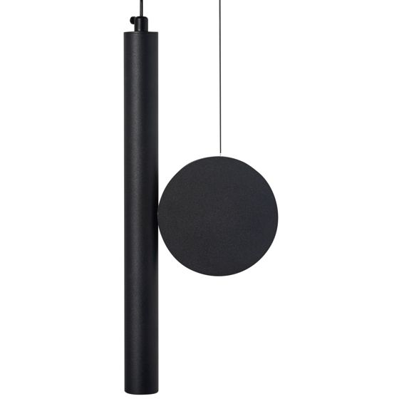LED-pendellampa DAMAS Metall Svart