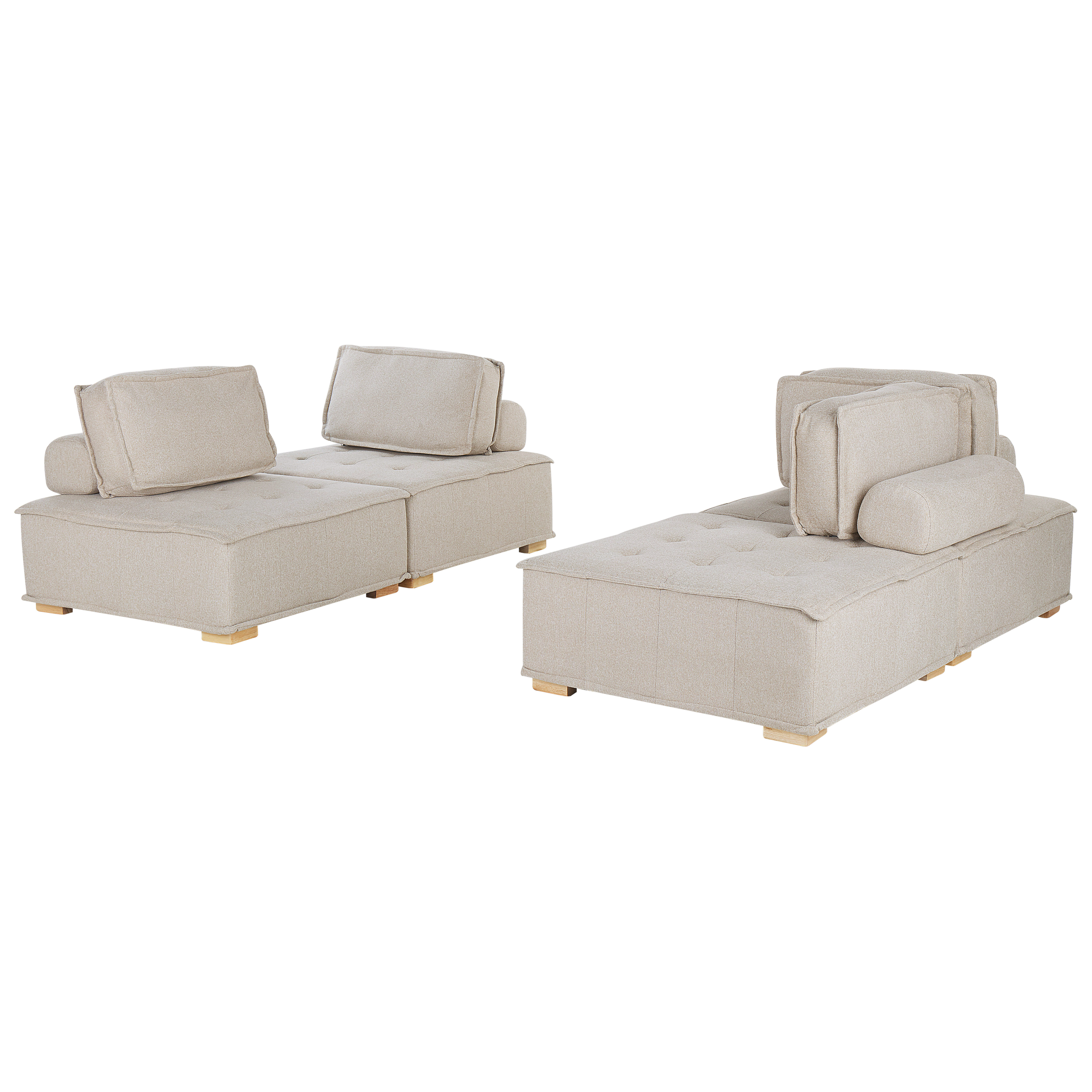 Modulär soffgrupp 4-sits TIBRO Ljusbeige
