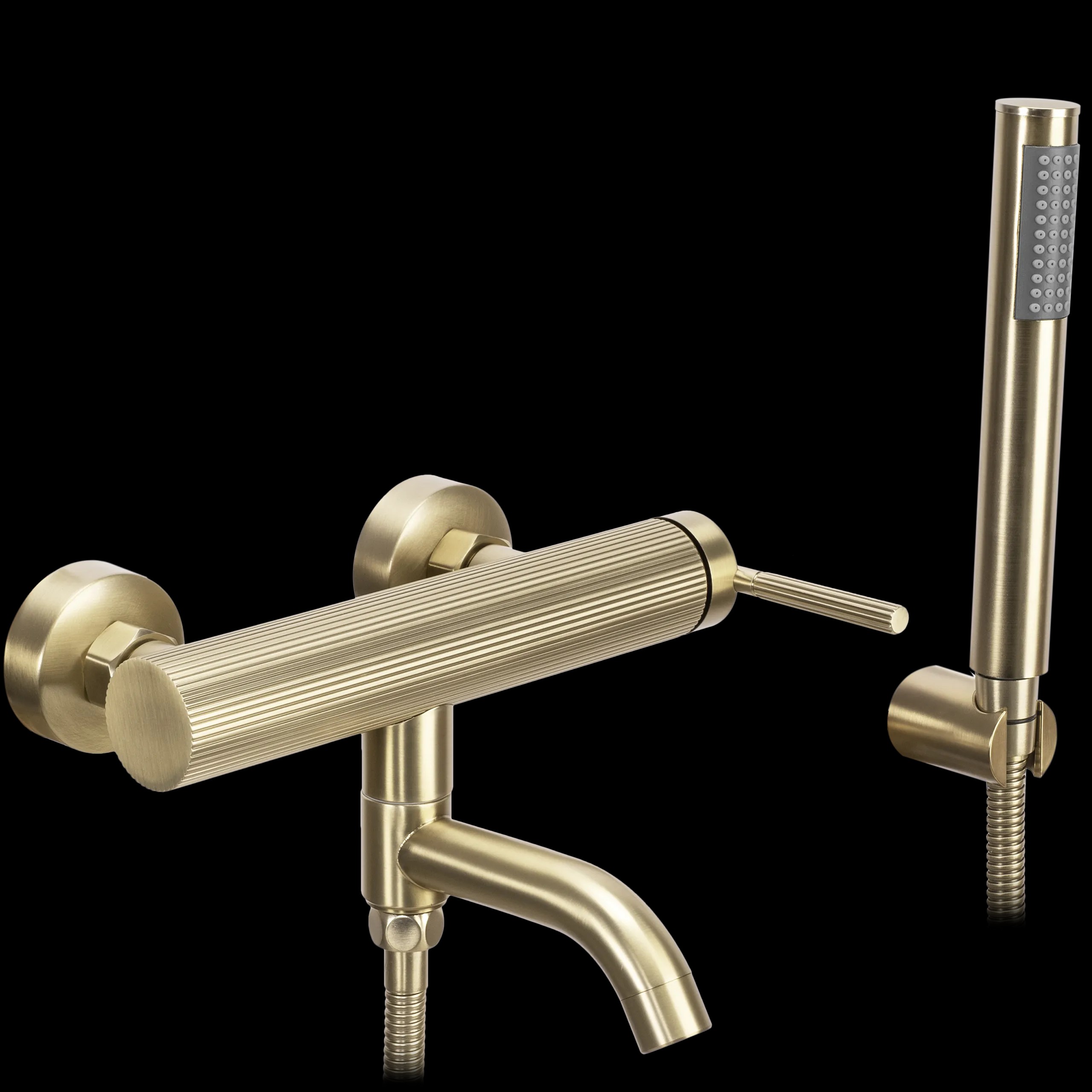 REA badkarsblandare JS-B34803BG ARGON , Borstat guld, 6,5x24,5x12cm