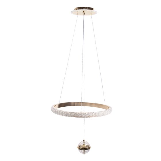 TOOLIGHT hängande taklampa G142-CP 50cm Gyllene 50x50x120cm