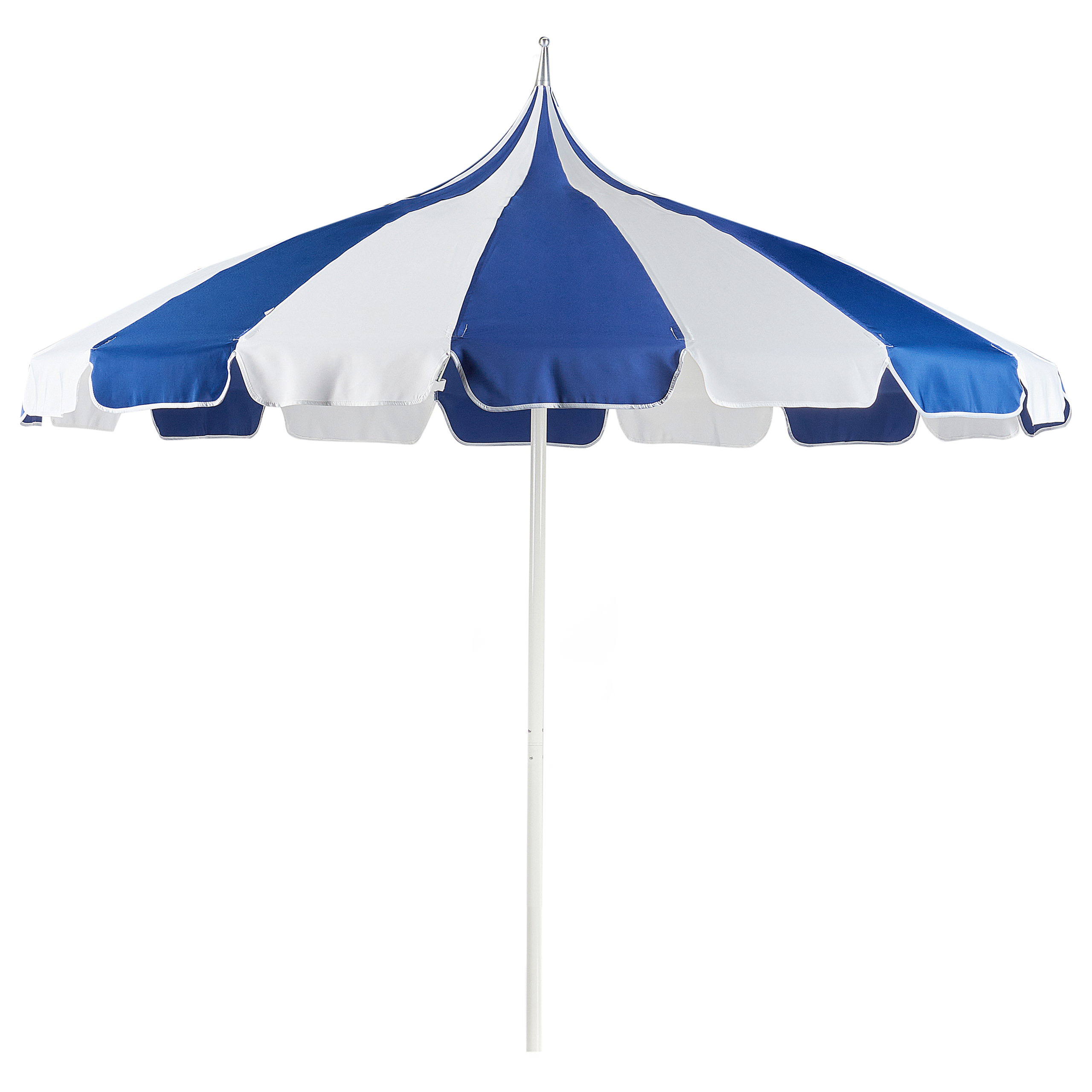 Parasoll 245 cm MINOA Vit/ Blå