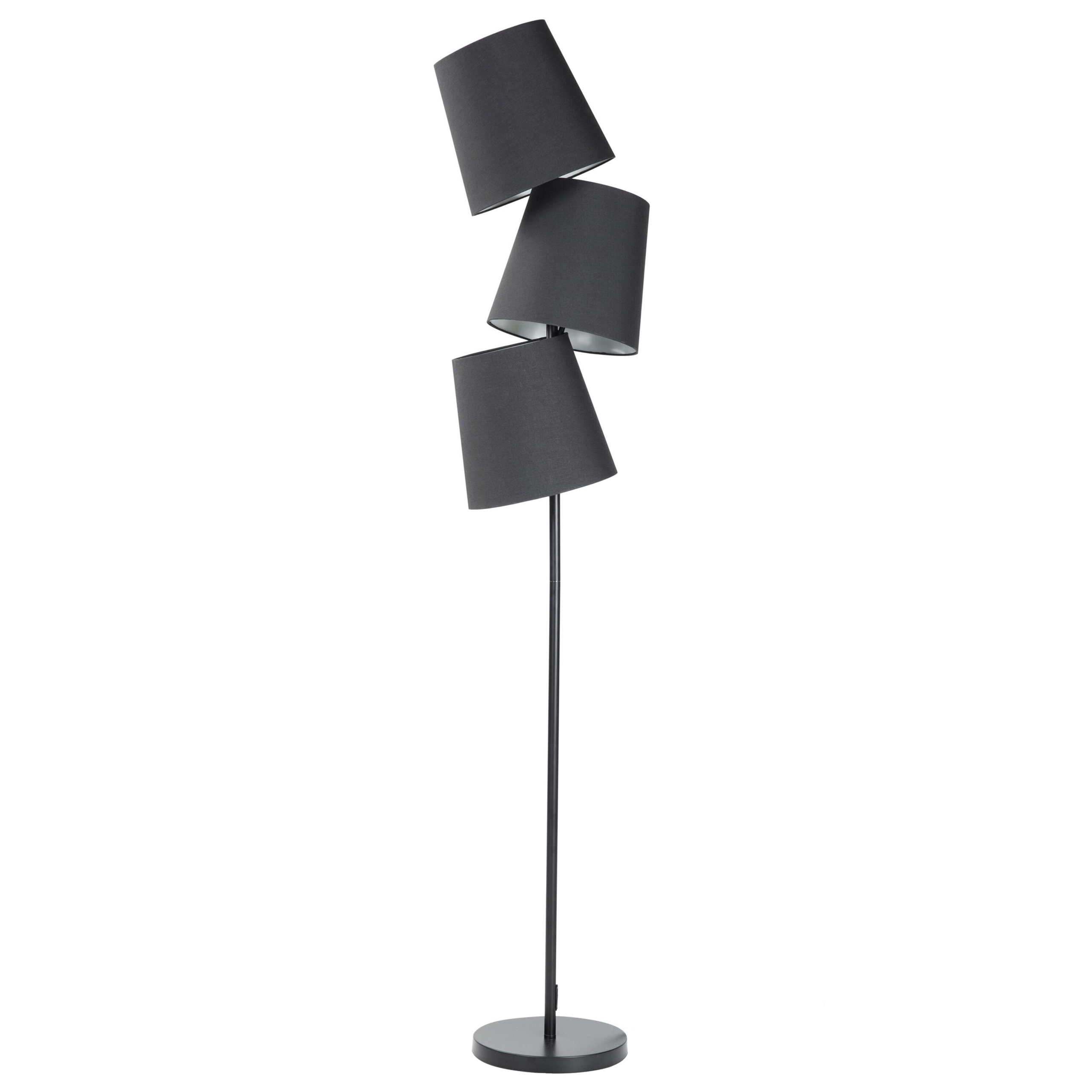 Golvlampa RIO GRANDE Metall Svart