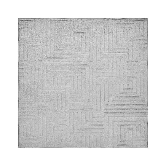 Matta TAMIREL Grå 160 x 160 cm