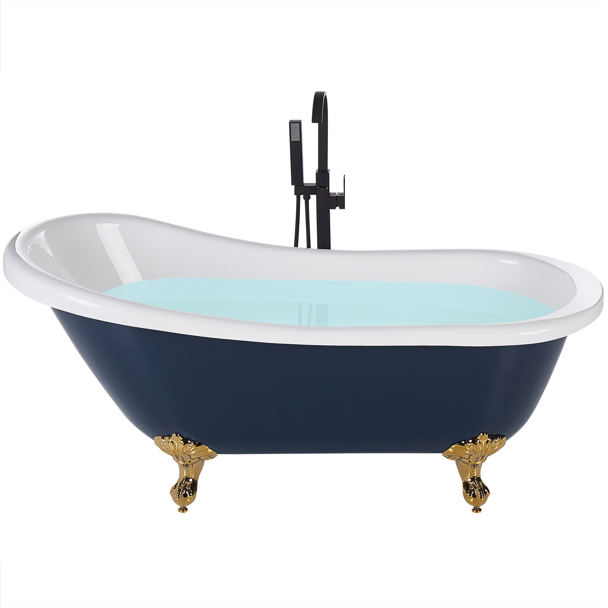 Fristående badkar CAYMAN 1530 x 770 mm Blå