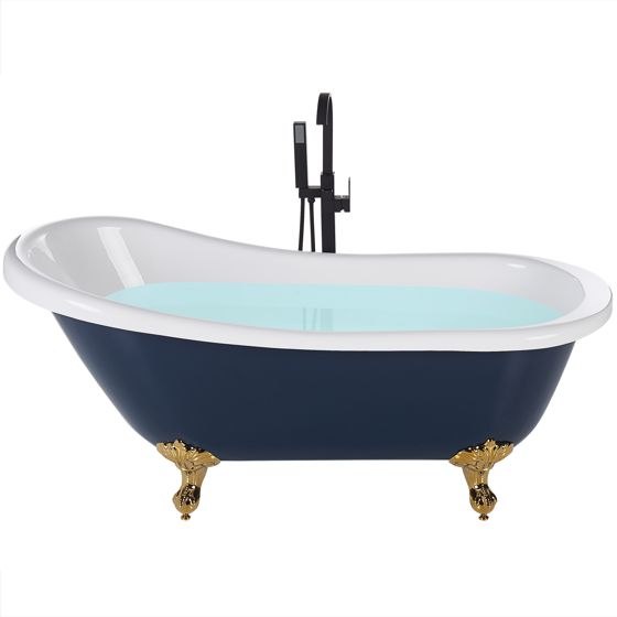 Fristående badkar CAYMAN 1530 x 770 mm Blå