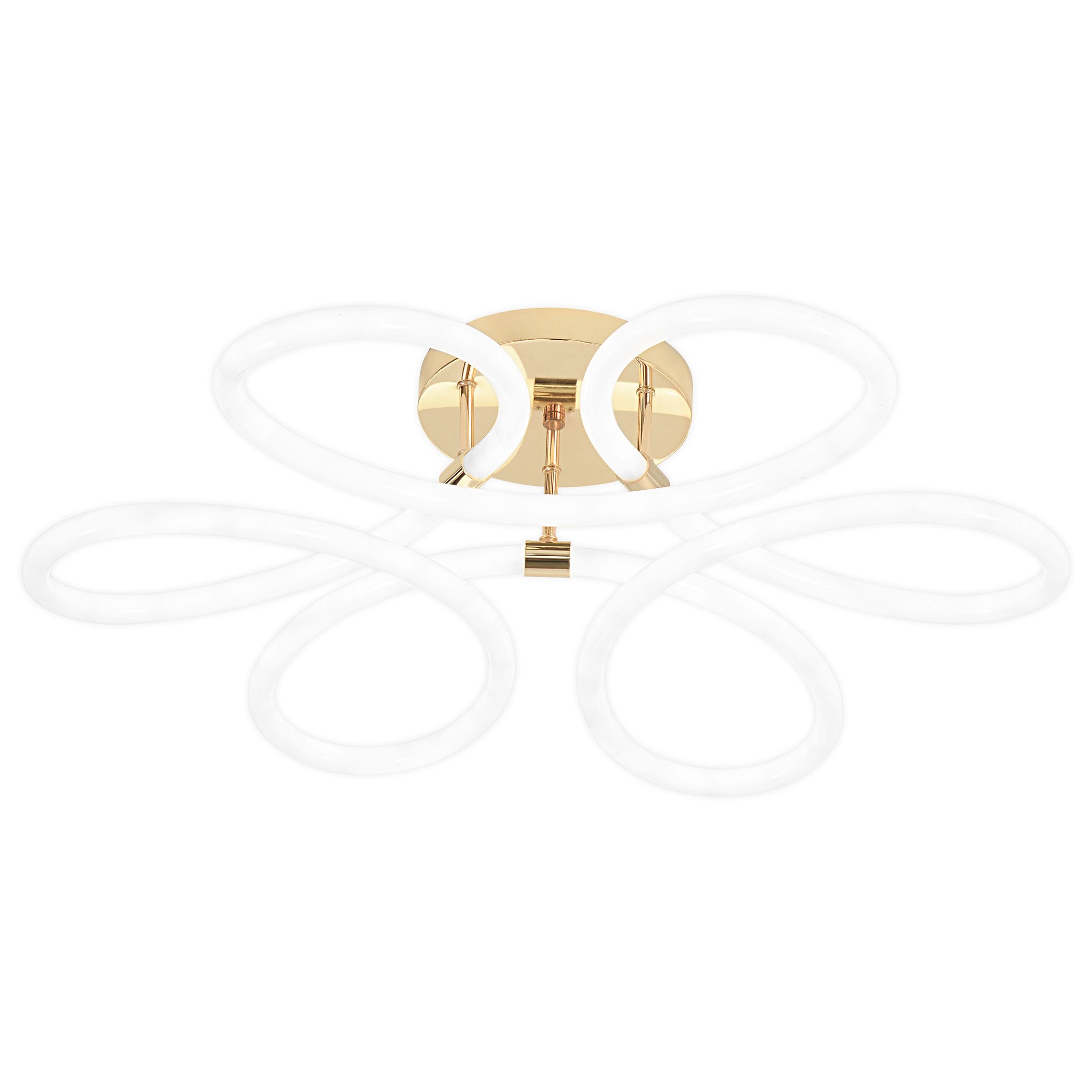 TOOLIGHT taklampa LED G023-C Guld 53x53x7cm