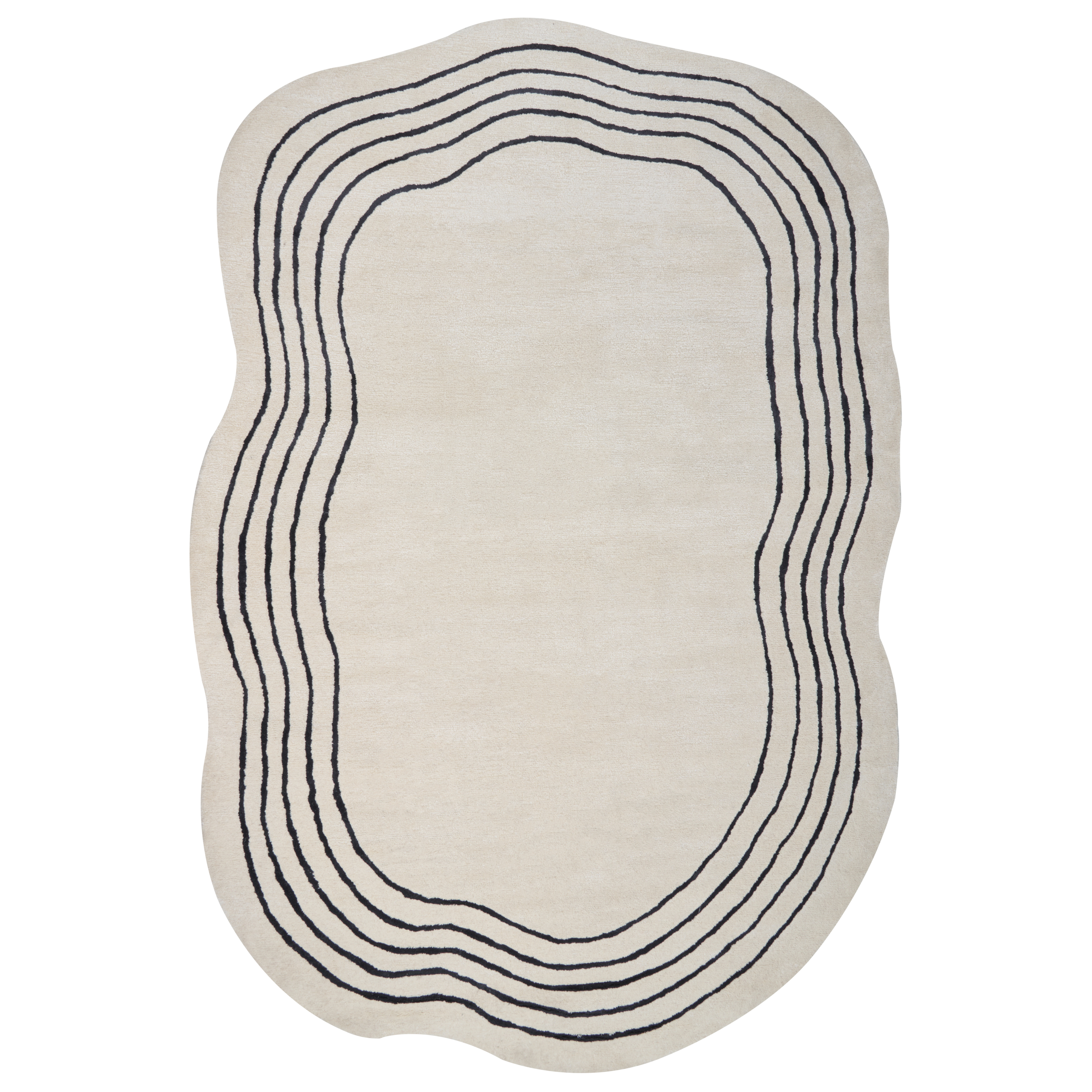 Matta RAMZAN Beige 200 x 300 cm Viskos