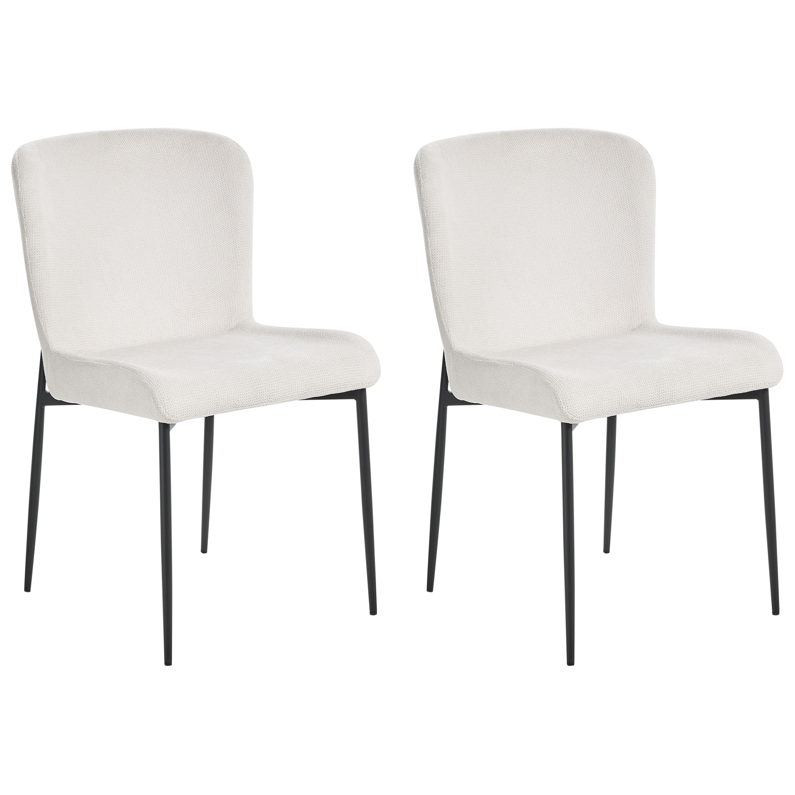 Set med 2 matstolar ADA Off-White