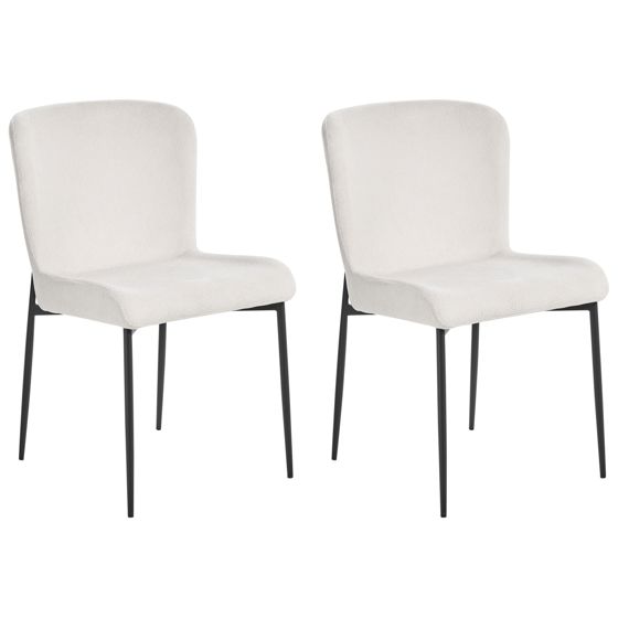 Set med 2 matstolar ADA Off-White