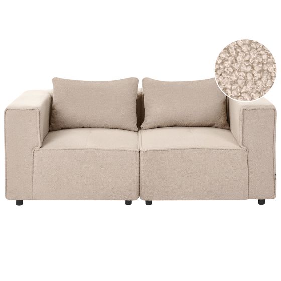 Modulsoffa 2-sits AXEBO Bouclé Beige