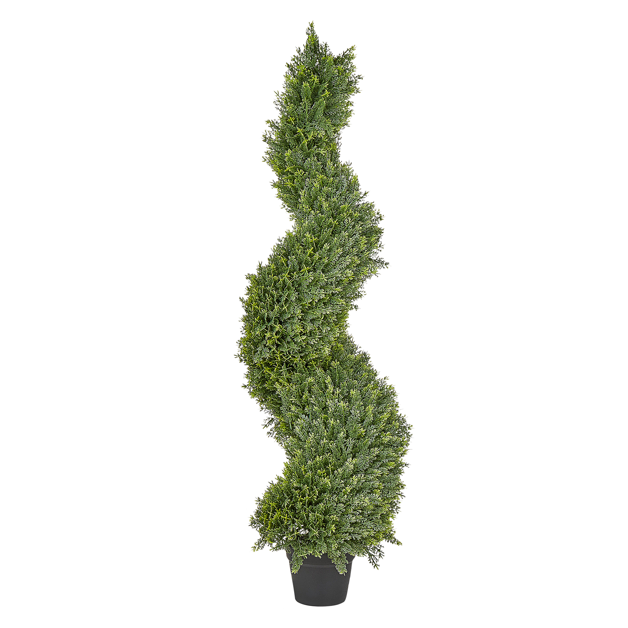 Konstgjord växt CYPRESS SPIRAL TREE 126 cm Grön
