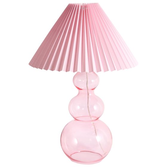 Bordslampa SENGWA Glas Rosa