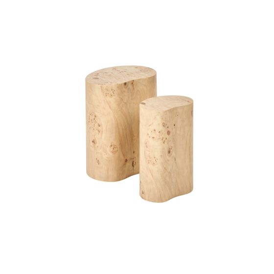 Set med 2 soffbord GRINNELL Masur-effekt