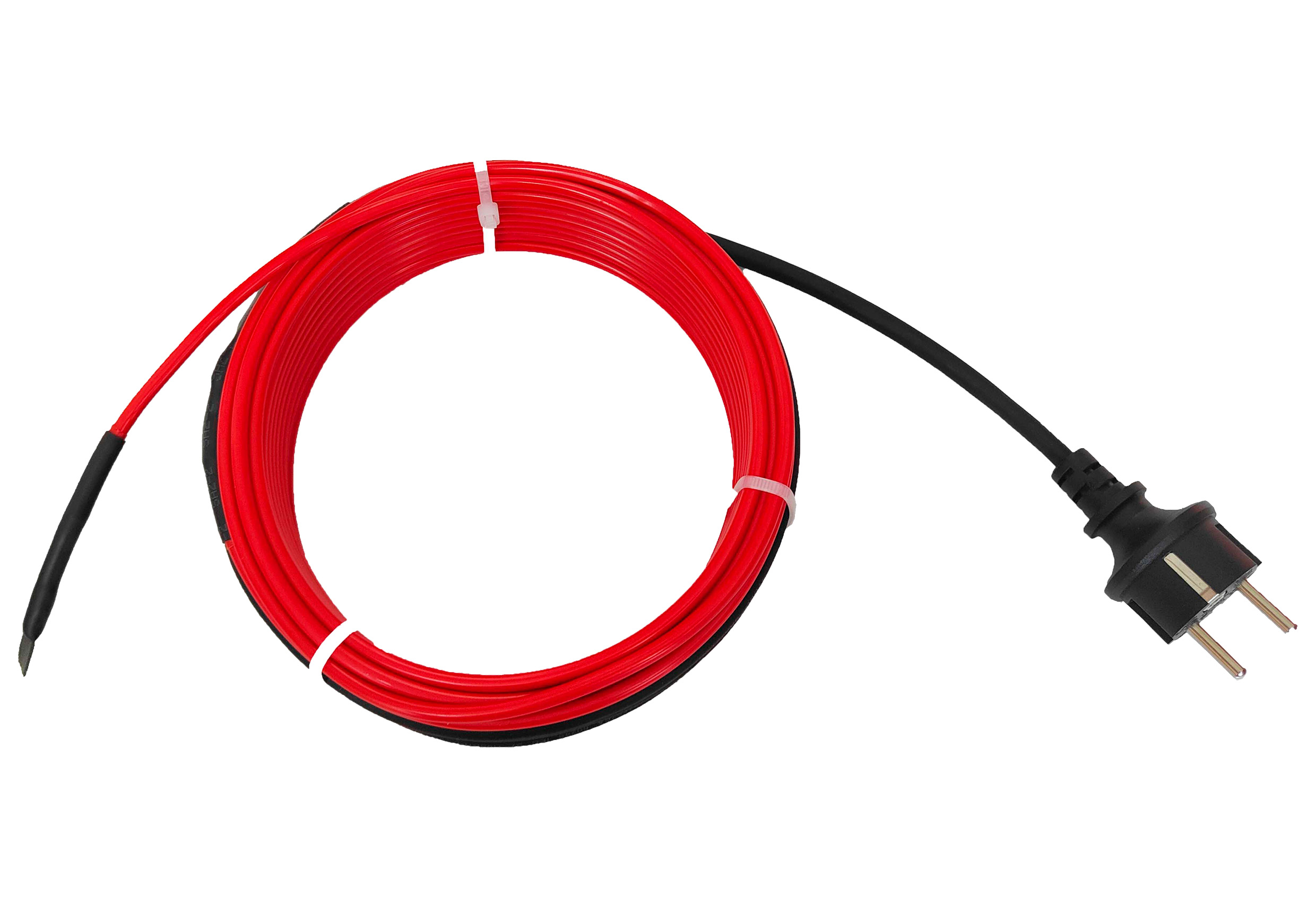 Finelectro Betonghärdningskabel 10m 380W 230V med stickpropp längd 2,5 meter
