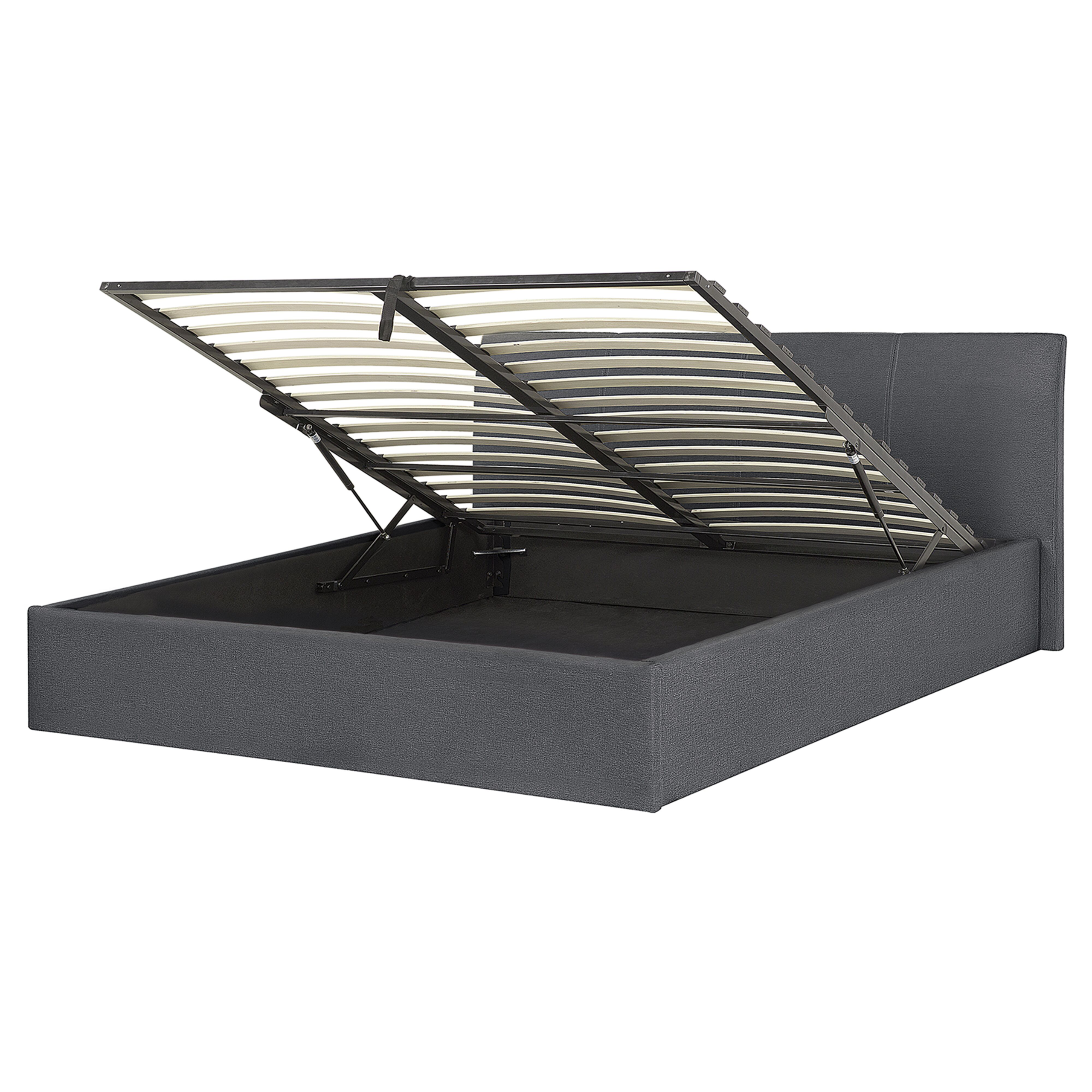 Säng med förvaring ORBEY Grå 160 x 200 cm