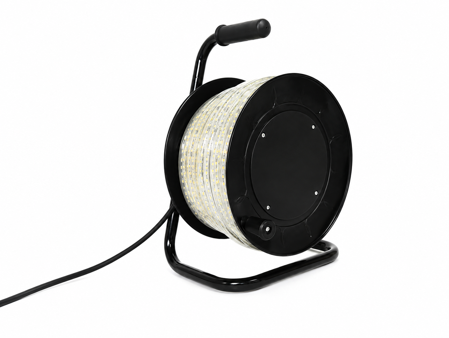Finelectro Byggarbetsplatsljusslinga efterlysande 15m 14x7mm 150W 16500lm med bärhandtag