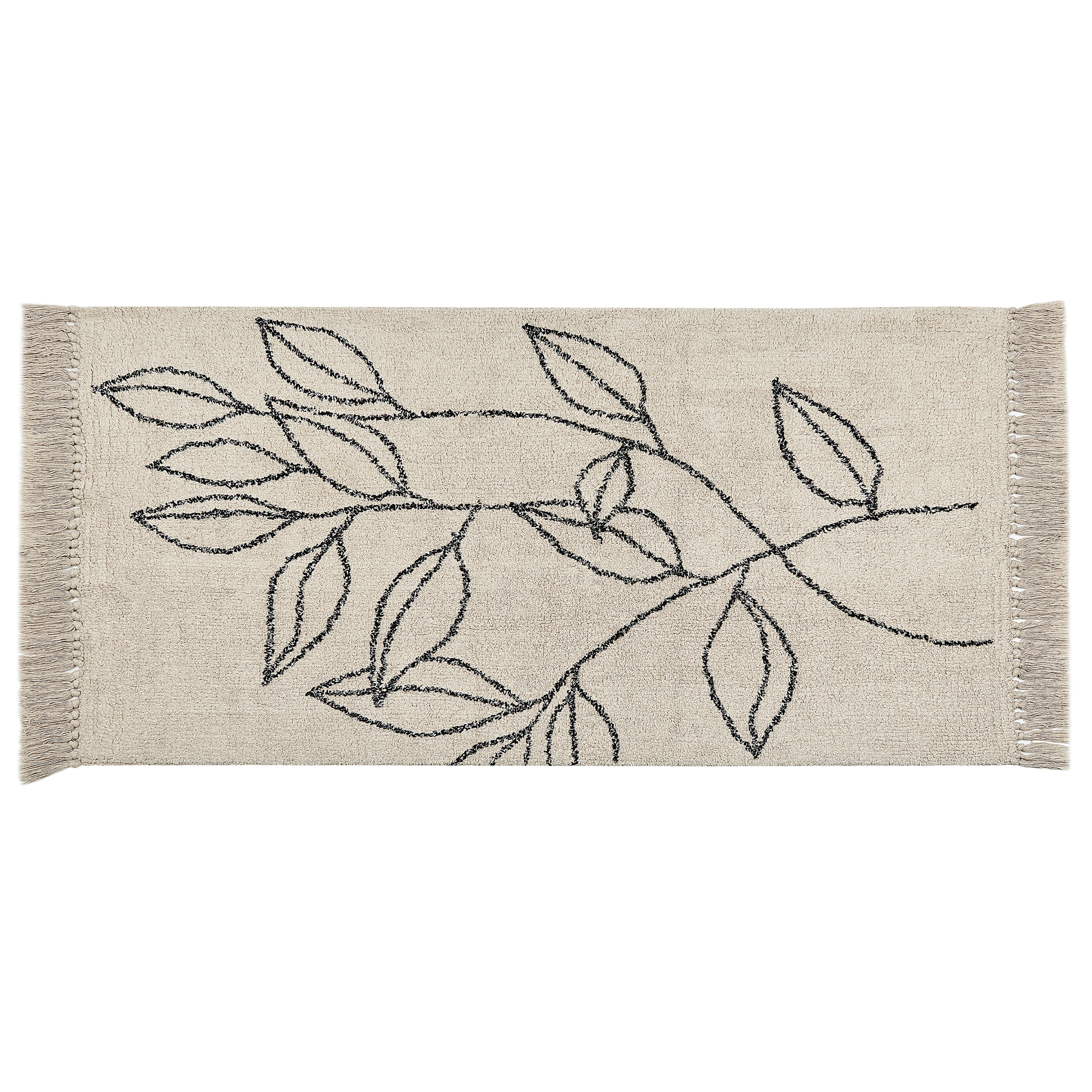 Matta SAZLI Beige 80 x 150 cm Bomull