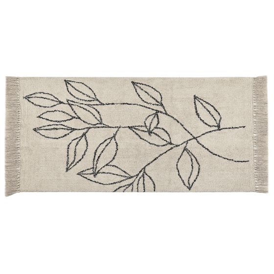Matta SAZLI Beige 80 x 150 cm Bomull