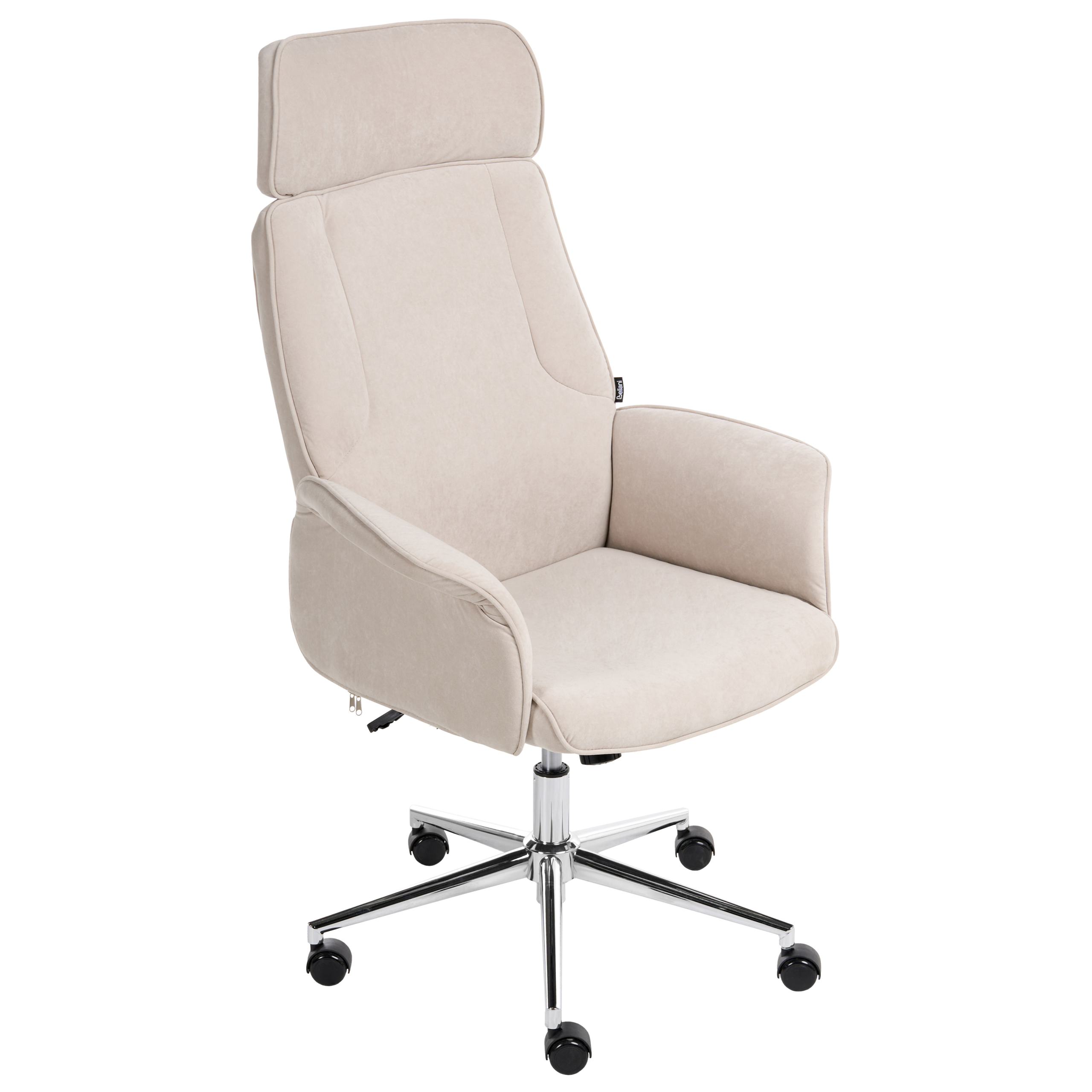 Kontorsstol PILOT Sammet Ljusbeige