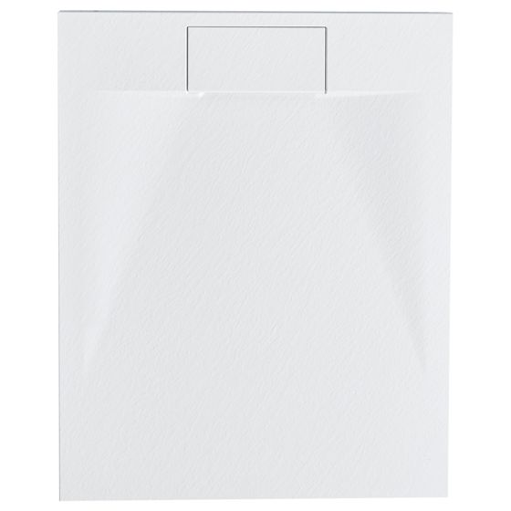 Duschkar AZZURRO 80 x 100 x 3 cm Vit