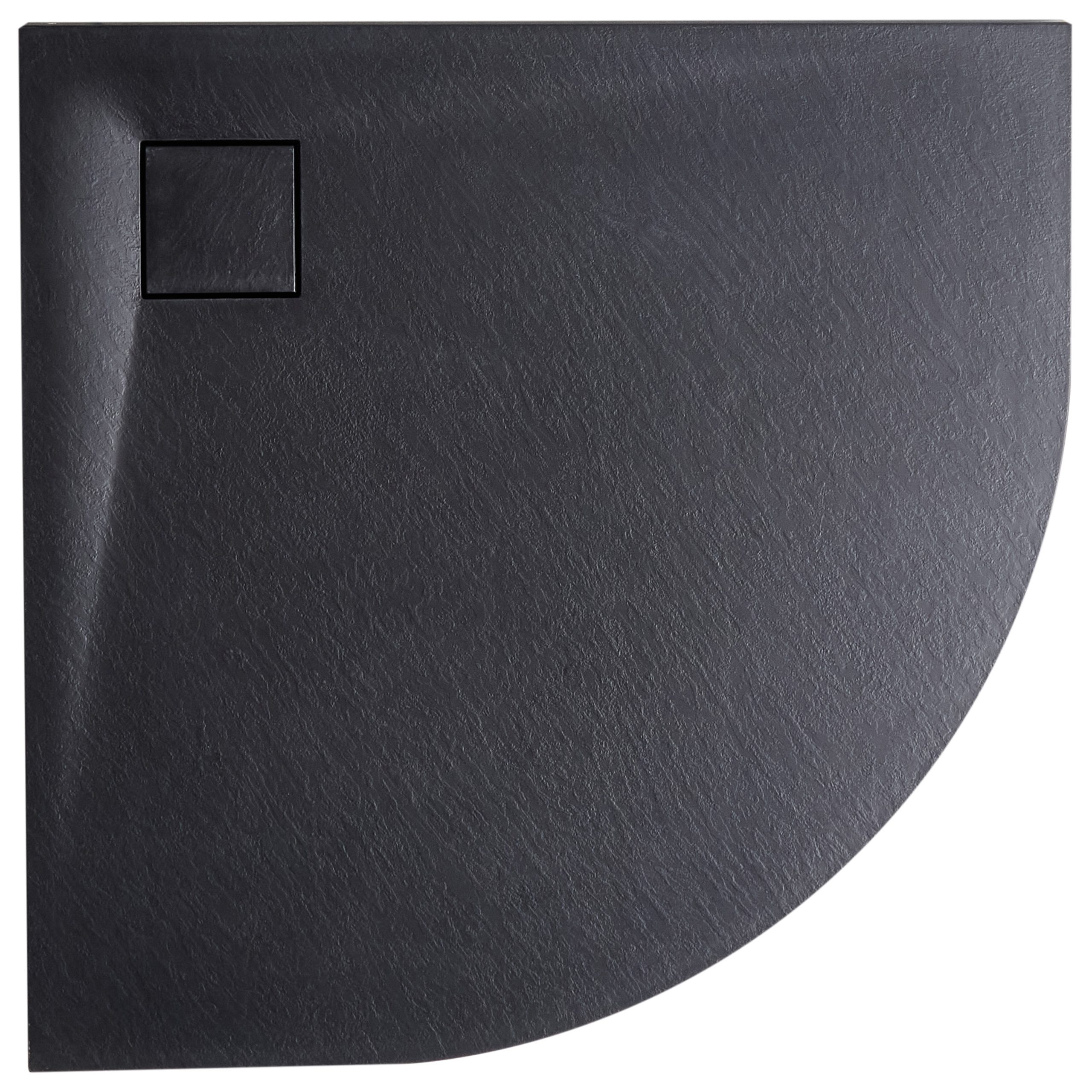 Duschkar PARON 80 x 80 x 3 cm Svart