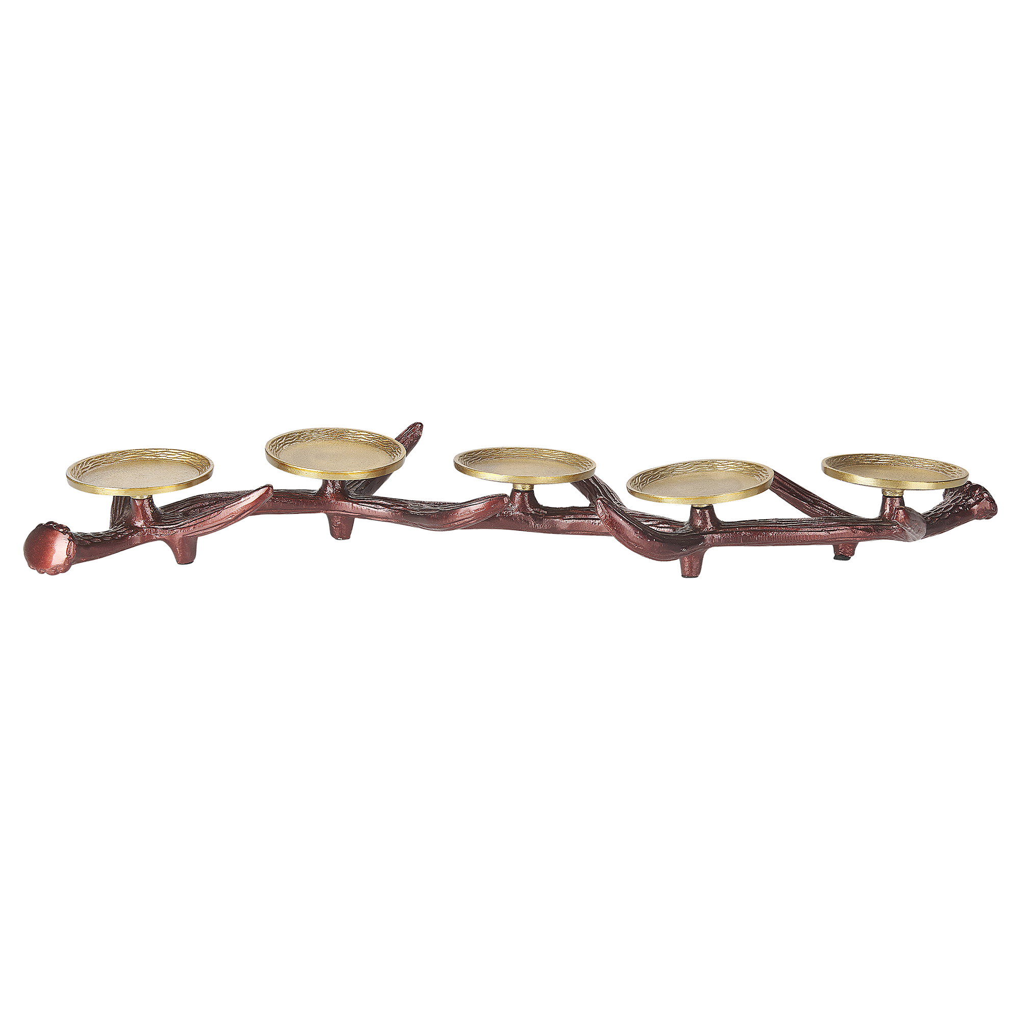 Ljusstake CLEONAE 7 cm Metall Brun