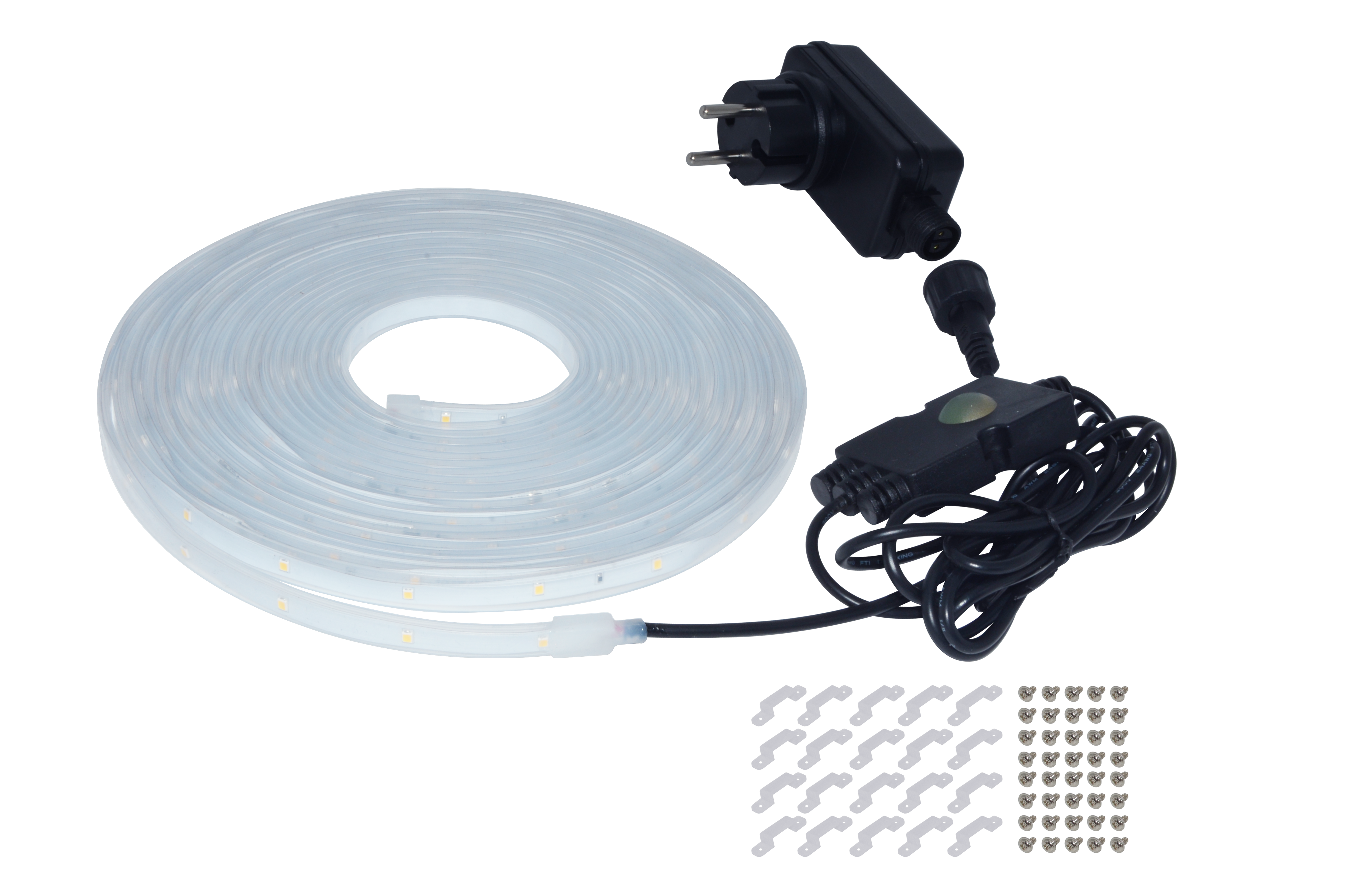 Led Energie Ljuslist IP44 10m med skymningssensor 24V 3000K