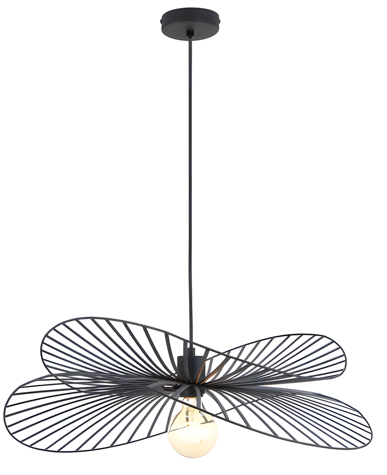 TOOLIGHT hängande taklampa APP1842-1CP Svart 61,5x61,5x19cm