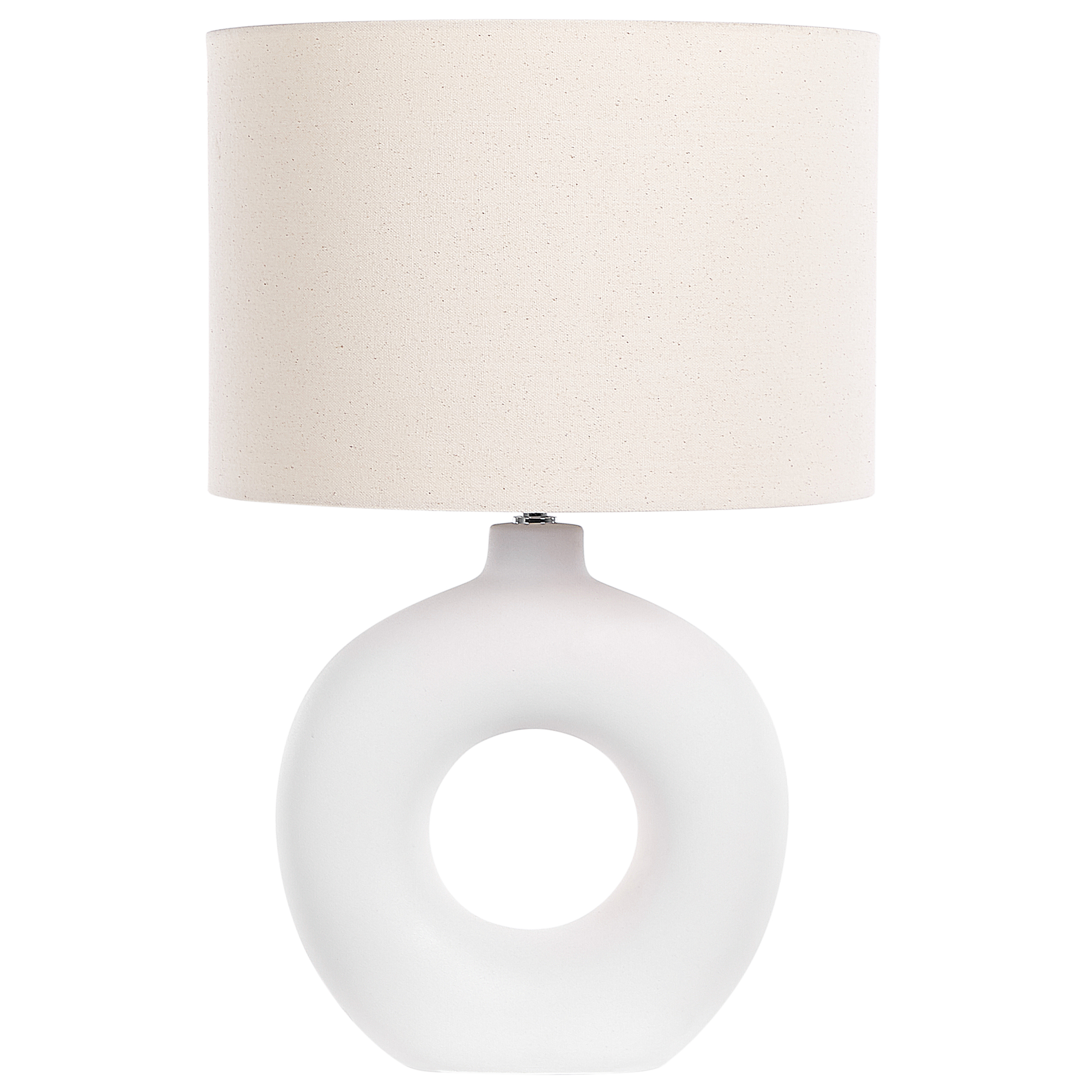 Bordslampa VENTA Keramik Vit