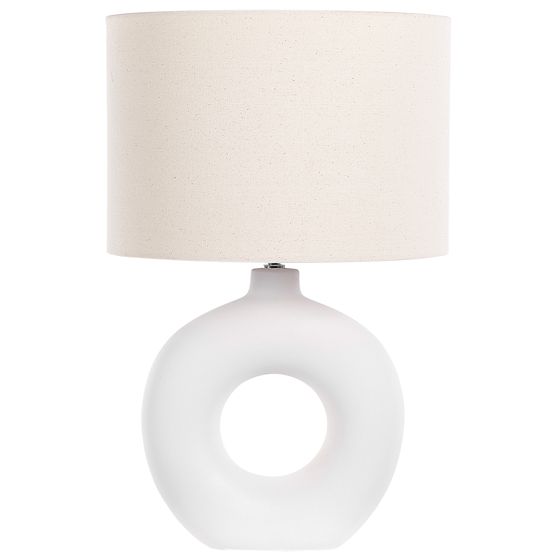 Bordslampa VENTA Keramik Vit