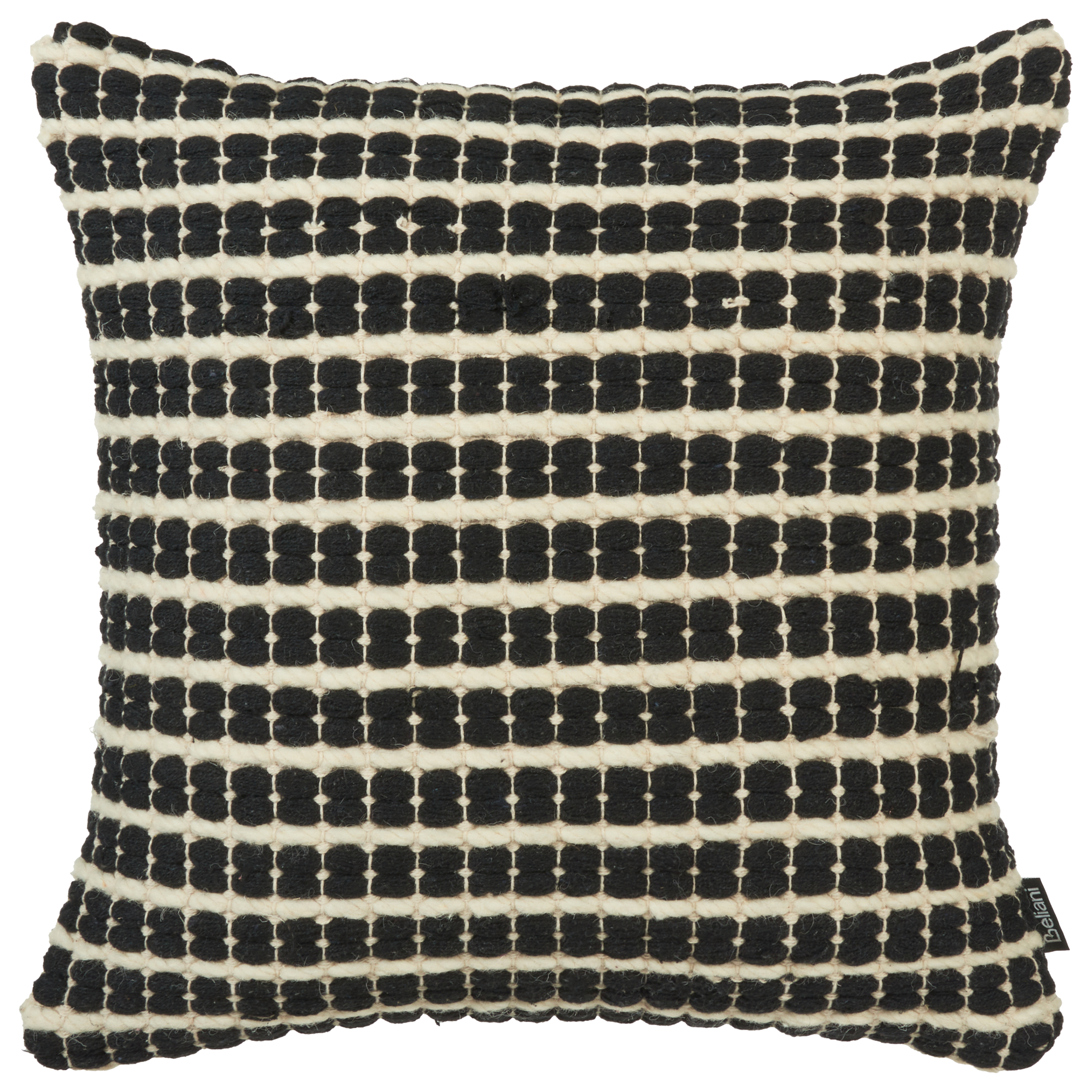 Set med 2 prydnadskuddar YONCALI 45 x 45 cm Bomull Svart Rutigt tryck