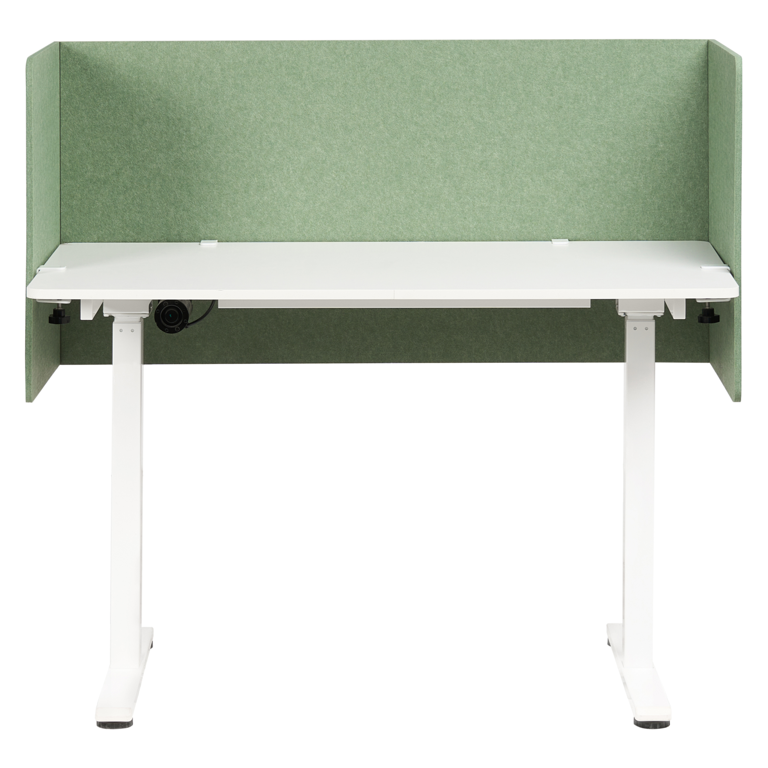 Skiljevägg för skrivbord SOLOA 210 x 61 cm Grön