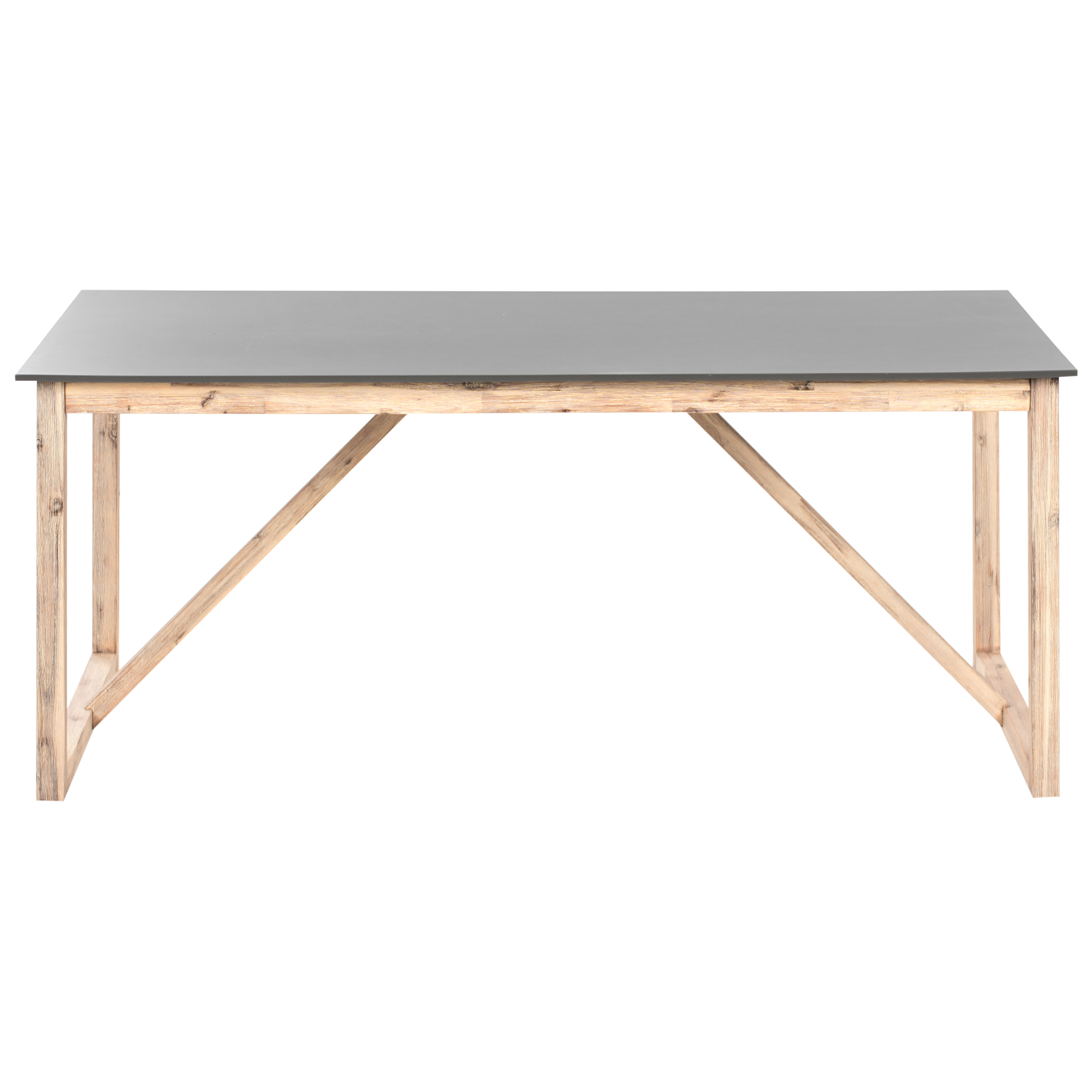Trädgårdsmatbord NOTTERI 180 cm 90 cm Betong Grå