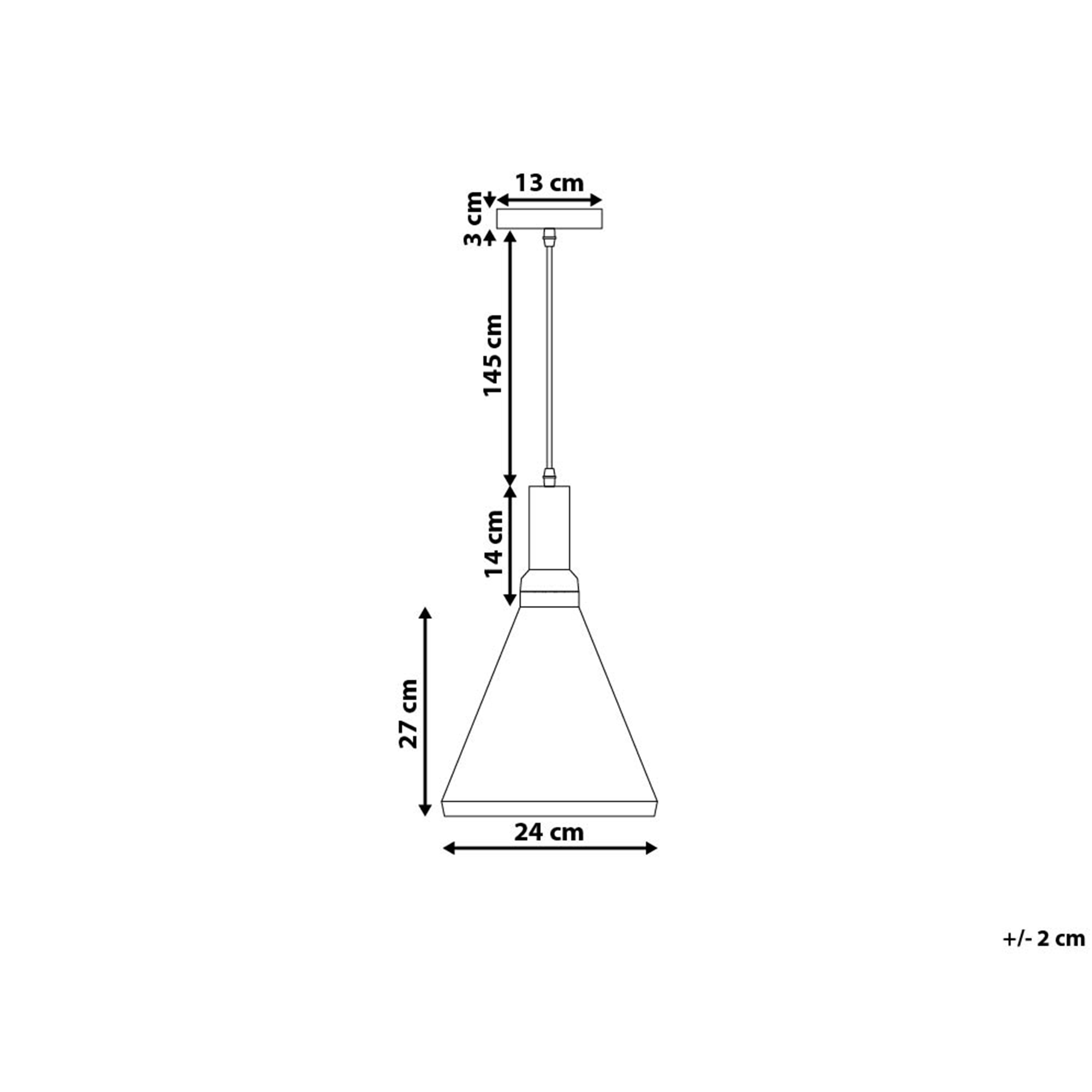 Pendellampa MACKENZIE Metall Vit
