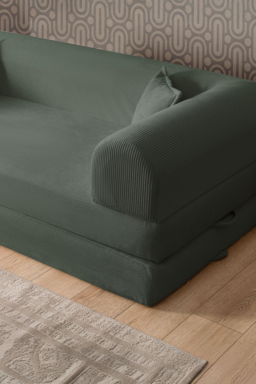 Norda Design 3-sits bäddsoffa Legom Eco 90 x 190 x 36 cm