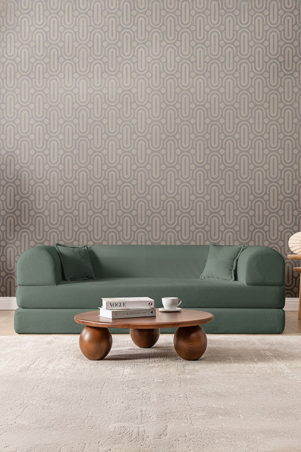 Norda Design 3-sits bäddsoffa Legom Eco 90 x 190 x 36 cm