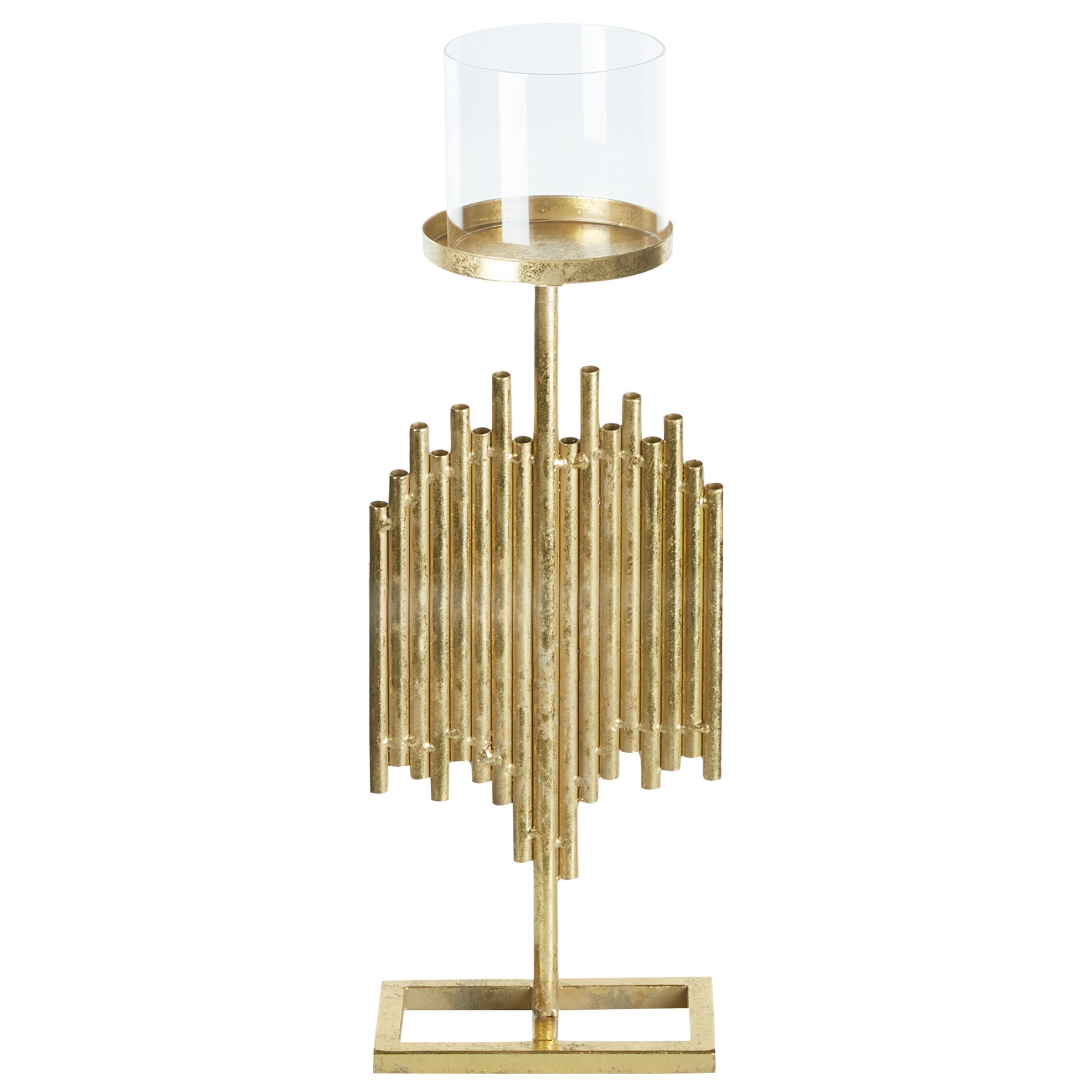 Ljusstake NIAS 53 cm Metall Guld