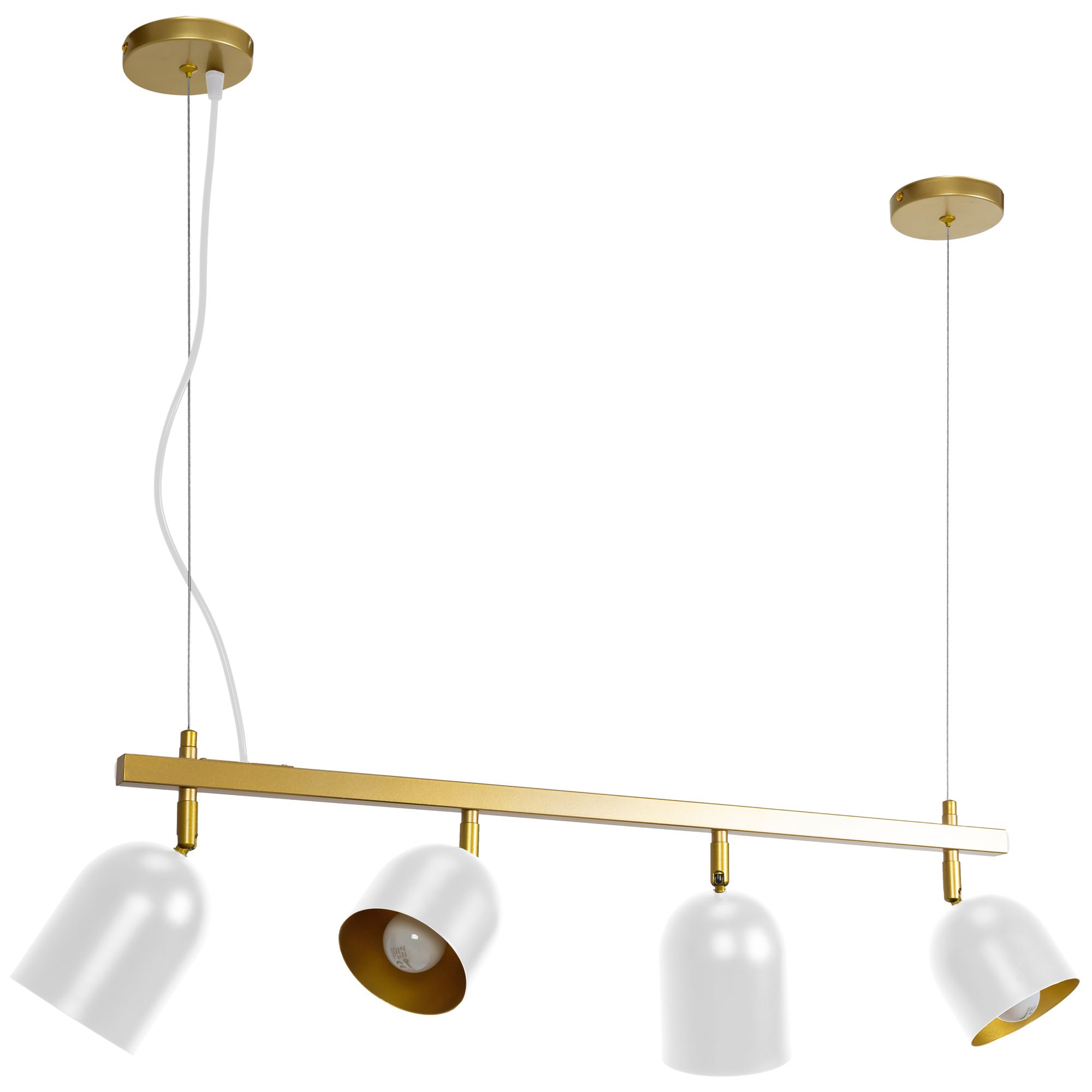 TOOLIGHT hängande taklampa APP1030-4CP Vit 74x10x20cm