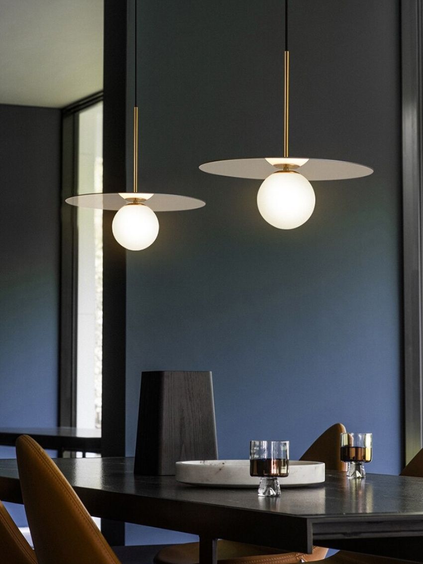 TOOLIGHT hängande taklampa APP939-1CP Guld 27x18x72cm