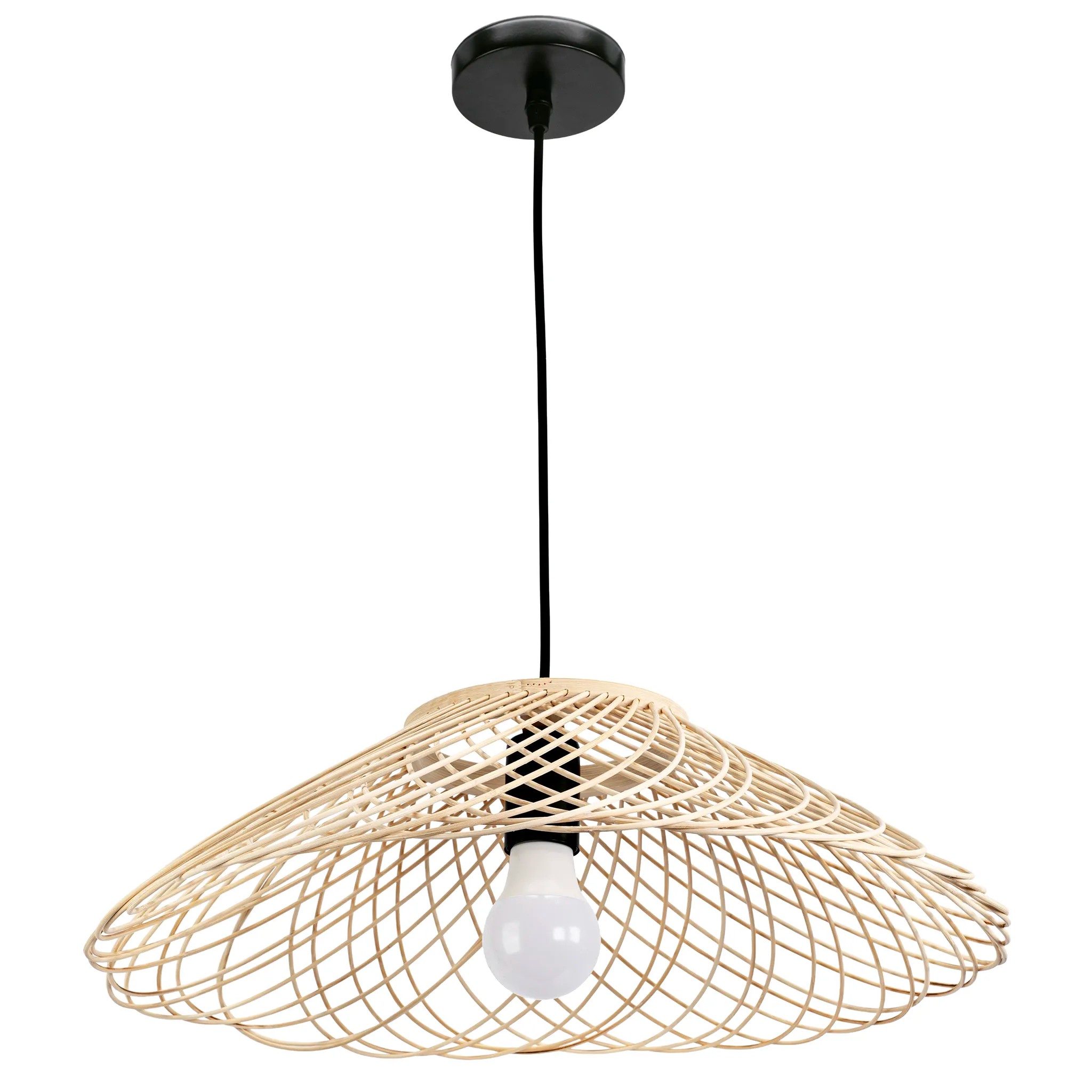 TOOLIGHT hängande taklampa APP1946-1CP Svart x46x93cm