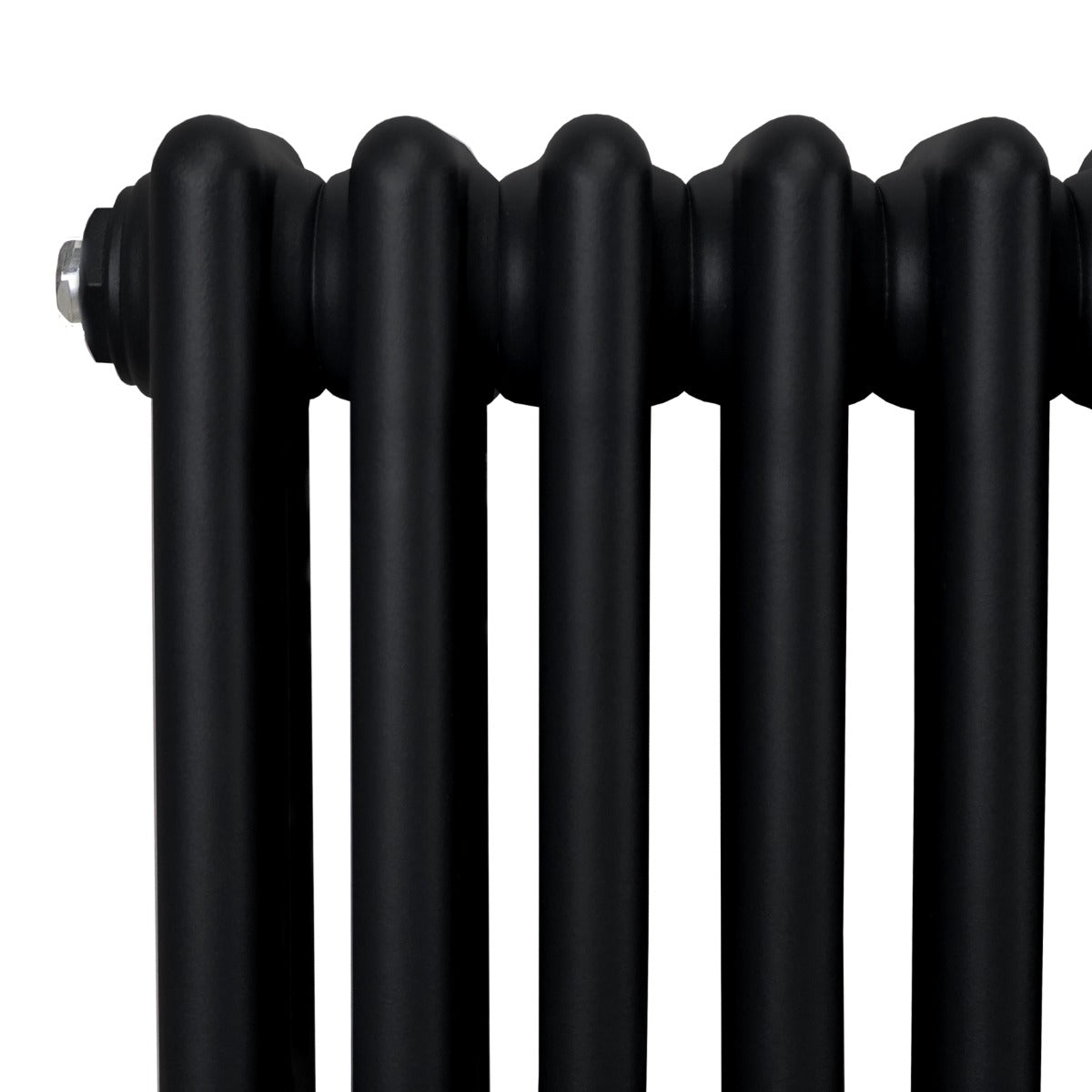 Traditionell 3-pelars radiator - 600 x 1462 mm - svart