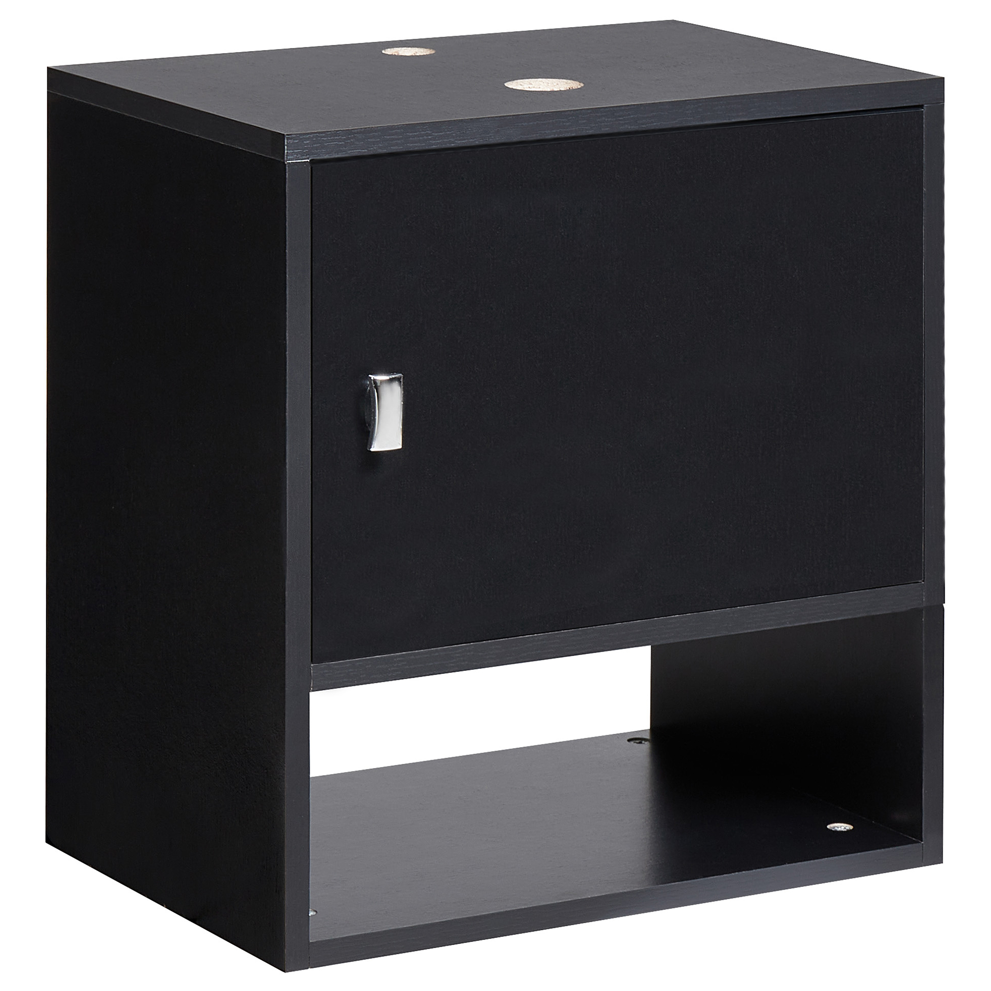 Väggmonterad kommod LIMERIA 45 cm Svart