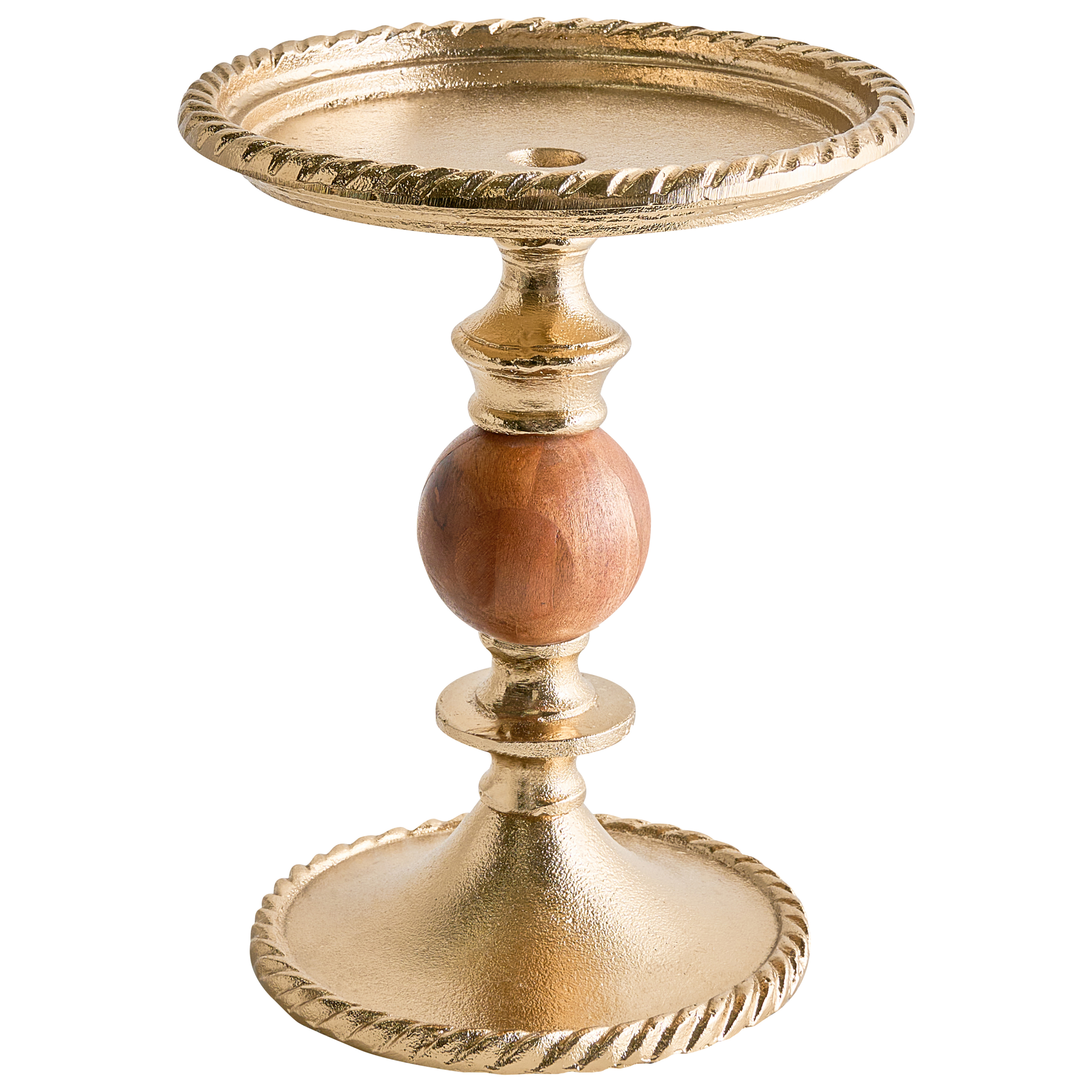 Ljusstake VODNO 31 cm Metall Guld
