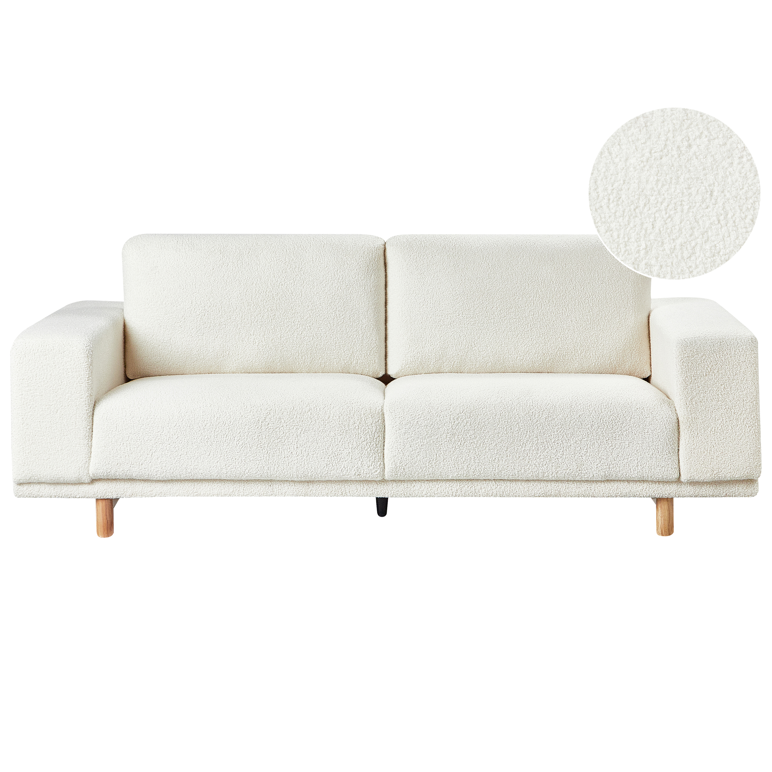 Soffa 3-sits NIVALA Bouclé Off-White