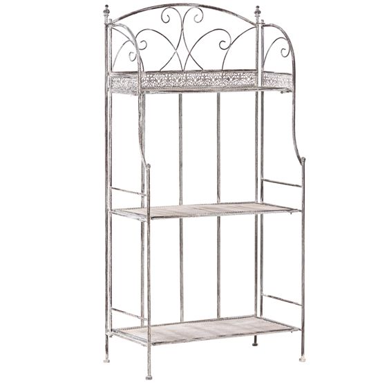 Hylla VILLADOSE 60 cm 117 cm Metall Grå