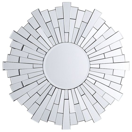 Väggspegel VIRE 70 cm 70 cm Silver